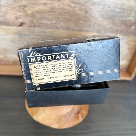 Vintage‎ Andis Master Model M Electric Hair Clippers With Original Box - Picture 5 of 8